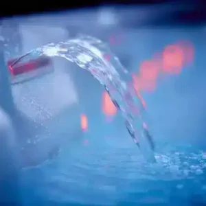 cascade dans un jacuzzi