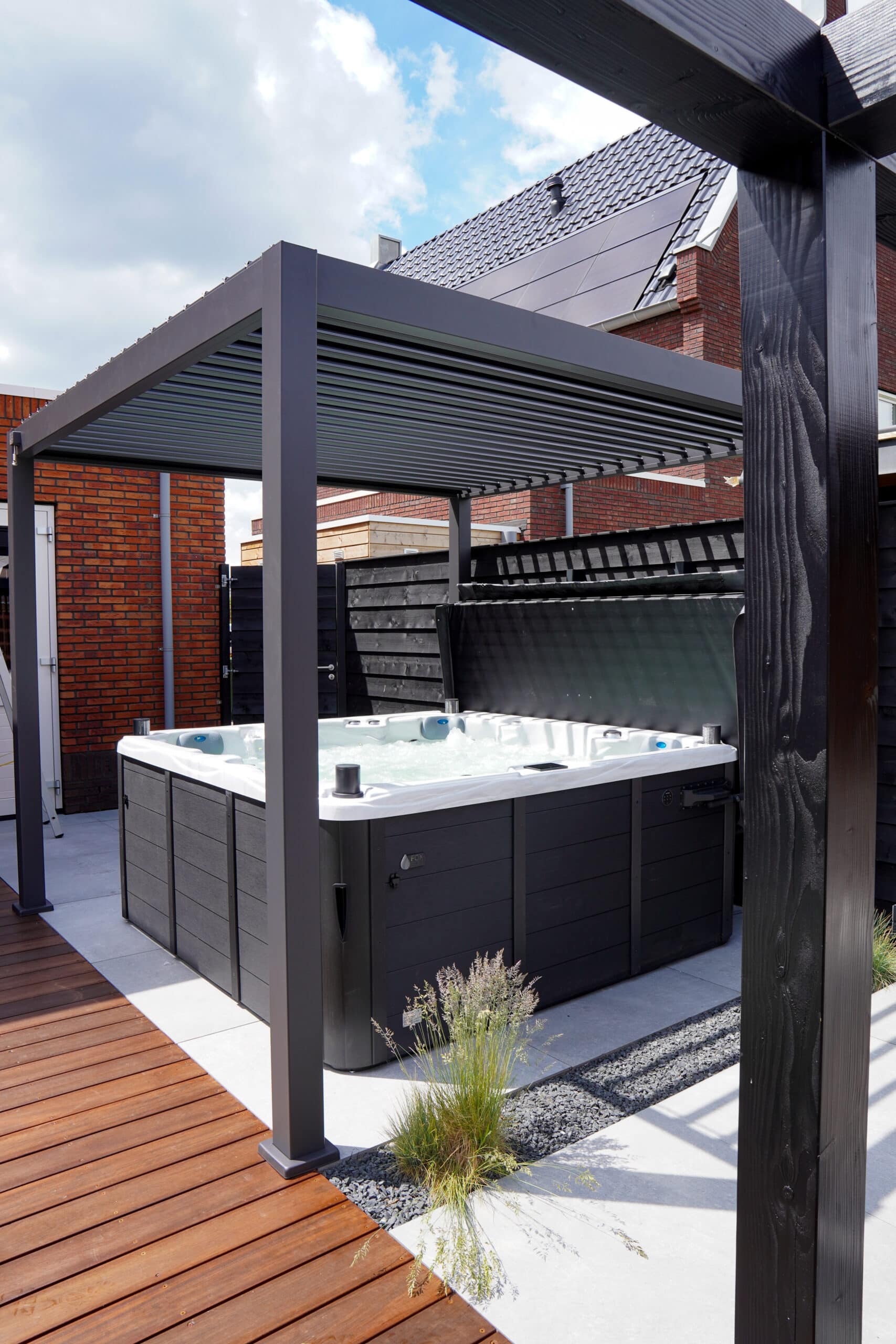 jacuzzi sous belvédère