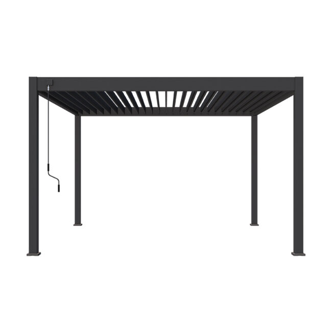 Une autre vision de Horizon overkapping 400 x 400 cm - Antraciet