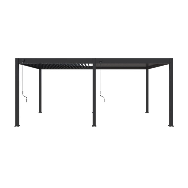 Une autre vision de Luxe Horizon overkapping dubbel - 400 x 600 cm - Antraciet