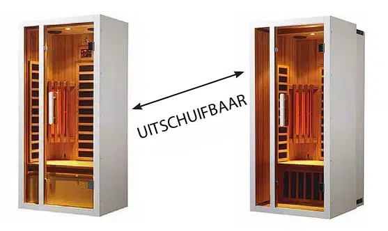 Une autre vision de Hemlock Magnus 1 persoons Uitschuifbare Sauna