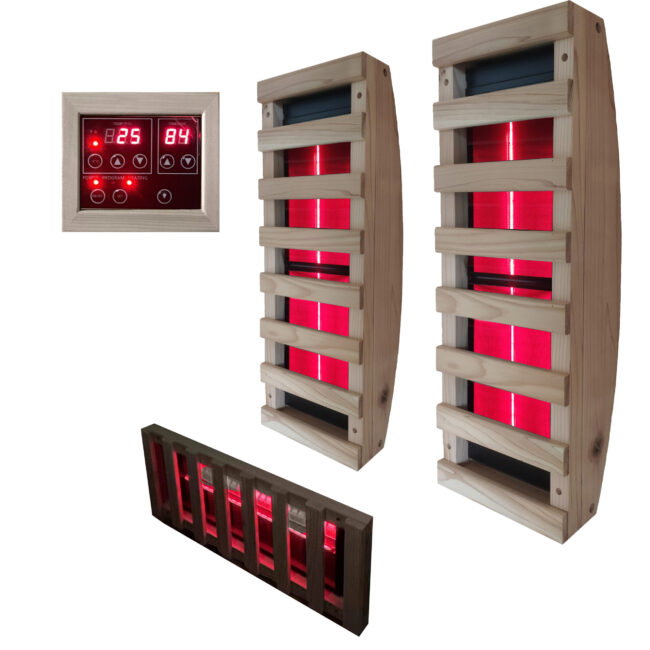 Infrarood Backrest Heater Set voor Barrelsauna